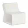 Sunpan Odyssey Lounge Chair White - Front Side Angle - Sunpan Odyssey Lounge Chair White - Front Side Angle