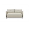 Innovation Living Cubed Full Size Sofa Bed With Arms in Mixed Dance Natural - Front View