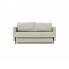 Innovation Living Cubed Full Size Sofa Bed With Arms in Mixed Dance Natural - Front View - Innovation Living Cubed Full Size Sofa Bed With Arms in Mixed Dance Natural - Front View