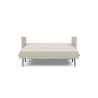 Innovation Living Cubed Full Size Sofa Bed With Arms in Mixed Dance Natural - Fully Folded Front View