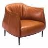 Zuo Modern Julian Accent Chair Brown - Angled View