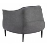 Julian Accent Chair in Gray- Back View 2