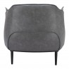 Julian Accent Chair in Gray- Back View 1