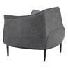 Julian Accent Chair in Gray- Back View 3