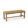 Anderson Teak Madison 48" Backless Bench - Angled - Anderson Teak Madison 48" Backless Bench - Angled