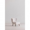 Moe's Home Collection Margot Accent Chair Vegan - Shearling Cream - Lifestyle