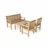 Anderson Teak Classic Bench with 2 Dining Armchair and Rectangular Coffee Table-6 - Anderson Teak Classic Bench with 2 Dining Armchair and Rectangular Coffee Table-6