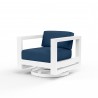 Newport Swivel Club in Spectrum Indigo, No Welt - Front Side Angle