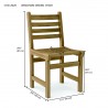 Anderson Teak Windham Dining Chair- dimension - Anderson Teak Windham Dining Chair- dimension