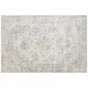 Sunpan Zagora Loom-Knotted Rug Cream/Beige in 6' X 9' / 8' X 10' / 9' X 12' / 10' X 14' - Front Angle - Sunpan Zagora Loom-Knotted Rug Cream/Beige in 6' X 9' / 8' X 10' / 9' X 12' / 10' X 14' - Front Angle