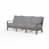 Laguna Sofa in Canvas Granite, No Welt - Front Side Angle