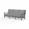 Laguna Sofa in Canvas Granite, No Welt - Front Side Angle - Laguna Sofa in Canvas Granite, No Welt - Front Side Angle