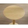 Greenington Sol Side Table Wheat - Top Angle 2
