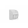 Azzurro Kamari Dining Chair With Matte White Aluminum and White Mist All-Weather Texteline Rope - Angled - Azzurro Kamari Dining Chair With Matte White Aluminum and White Mist All-Weather Texteline Rope - Angled