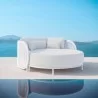 Azzurro Kamari Day Bed With Matte White Aluminum Frame And White Mist All-Weather Texteline Rope - Lifestyle - Azzurro Kamari Day Bed With Matte White Aluminum Frame And White Mist All-Weather Texteline Rope - Lifestyle