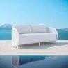Azzurro Kamari 3 Seat Sofa With Matte White Aluminum Frame And White Mist All-Weather Texteline Rope - Lifestyle - Azzurro Kamari 3 Seat Sofa With Matte White Aluminum Frame And White Mist All-Weather Texteline Rope - Lifestyle