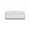 Azzurro Kamari 3 Seat Sofa With Matte White Aluminum Frame And White Mist All-Weather Texteline Rope - Front - Azzurro Kamari 3 Seat Sofa With Matte White Aluminum Frame And White Mist All-Weather Texteline Rope - Front