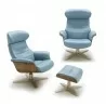 J&M Furniture Karma Lounge Chair Blue - J&M Furniture Karma Lounge Chair Blue