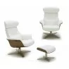 J&M Furniture Karma Lounge Chair White - J&M Furniture Karma Lounge Chair White