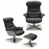 J&M Furniture Karma Lounge Chair  Black - J&M Furniture Karma Lounge Chair  Black