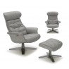 J&M Furniture Karma Lounge Chair In Grey