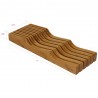 Oceanstar In-Drawer Bamboo Knife Organizer - Dimensions
