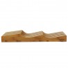 Oceanstar In-Drawer Bamboo Knife Organizer - Side