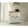 Anderson Teak Aston 33.5" Kitchen Cart - Lifestyle - Anderson Teak Aston 33.5" Kitchen Cart - Lifestyle