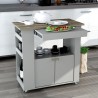 Anderson Teak Astor 35" Kitchen Cart