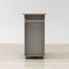 Anderson Teak Astor 35" Kitchen Cart - Side
