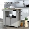 Anderson Teak Astor 35" Kitchen Cart - Angled View 1