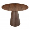 Moe's Home Collection Otago Oval Dining Table in Walnut - Side Angle