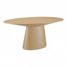 Moe's Home Collection Otago Oval Dining Table in Walnut - Front Side Angle