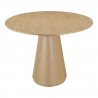 Moe's Home Collection Otago Oval Dining Table in Walnut - Side Angle
