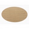 Moe's Home Collection Otago Oval Dining Table in Walnut - Top Angle