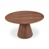Moe's Home Collection Otago Round 54In Dining Table, Brown - Front Top Angle