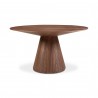 Moe's Home Collection Otago Round 54In Dining Table, Brown - Front Top Angle