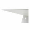 Moe's Home Collection Otago Round 54In Dining Table, White - Closeup Angle - Moe's Home Collection Otago Round 54In Dining Table, White - Closeup Angle