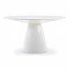 Moe's Home Collection Otago Round 54In Dining Table, White - Front Angle