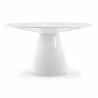 Moe's Home Collection Otago Round 54In Dining Table, White - Front Angle - Moe's Home Collection Otago Round 54In Dining Table, White - Front Angle