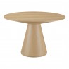 Moe's Home Collection Otago Round 54In Dining Table, Natural - Front Angle