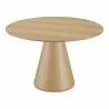 Moe's Home Collection Otago Round 54In Dining Table, Natural - Front Top Angle - Moe's Home Collection Otago Round 54In Dining Table, Natural - Front Top Angle