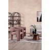 Moe's Home Collection Otago Oval Coffee Table in Walnut - Lifestyle