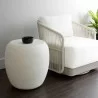 Sunpan Iolite End Table in White - Lifestyle - Sunpan Iolite End Table in White - Lifestyle