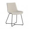 Sunpan Gracen Dining Chair in Mina Ivory - Front Side Angle