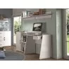 Casabianca MARCO Office Desk In White Wood Grain And Light Gray Concrete Melamine - Lifestyle 3 - Casabianca MARCO Office Desk In White Wood Grain And Light Gray Concrete Melamine - Lifestyle 3