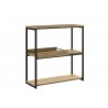 Casabianca NOA Console Table In Oak - Angled View