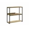 Casabianca NOA Console Table In Oak - Angled View - Casabianca NOA Console Table In Oak - Angled View