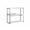 Casabianca NOA Console Table In White - Angled - Casabianca NOA Console Table In White - Angled