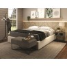 Casabianca ACE Bench In Mocha With Black Painted Base With Dark Oak Tray - Lifestyle 2